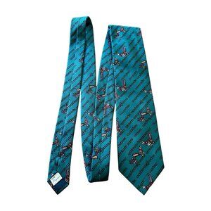 BSL Ireland Celtic Necktie Tie Hand‎ Finished Green With Bird